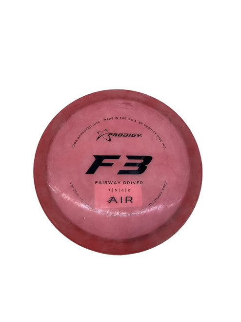 Vist Large View of Product Image Which is Used Prodigy Disc F3 AIR Disc Golf Driver Red