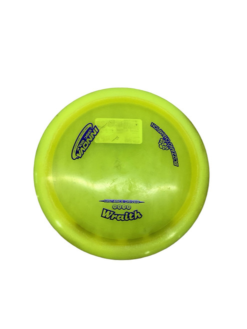 Vist Large View of Product Image Which is Used Innova BLIZZARD WRAITH Disc Golf Driver Yellow 158g