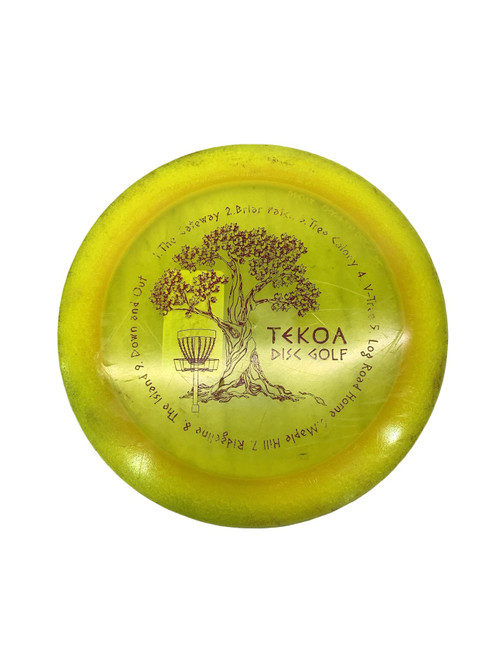 Vist Large View of Product Image Which is Used Innova TEKOA DISC GOLF Disc Golf Driver Yellow