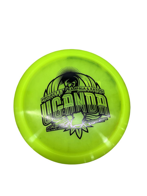 Vist Large View of Product Image Which is Used Discraft HEAT Disc Golf Driver Optic Yellow