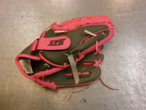 Vist Large View of Product Image Which is Used Franklin RTP RH Throw Fastpitch Gloves Pink 10 1/2"