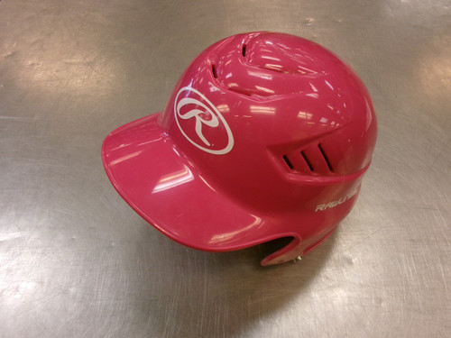 Vist Large View of Product Image Which is Used Rawlings COOLFLO Batting Helmet No Mask Pink MD