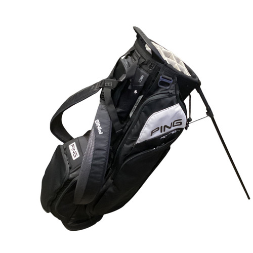 Vist Large View of Product Image Which is Used Ping HOOFER 14 Mens Stand Bag Black