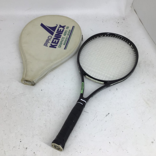 Vist Large View of Product Image Which is Used Pro Kennex GRAPHITE AERO 110 4 1/8 RACQUET Adult Tennis Racquet Black 4 1/8"