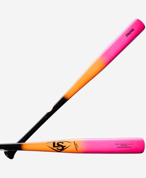 Vist Large View of Product Image Which is New Louisville Slugger Pro Prime RA13 Acuna Sunset Maple 31" Wood Baseball Bat WBL4297 