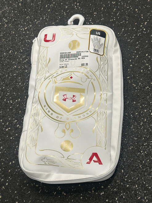 Vist Large View of Product Image Which is Used Under Armour BB/SB Accessory White LG