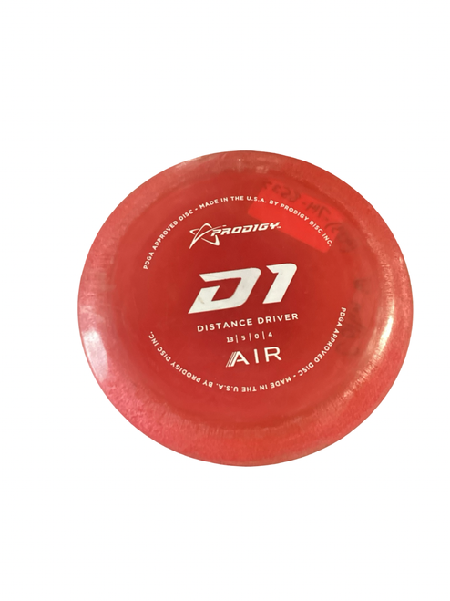 Vist Large View of Product Image Which is Used Prodigy Disc AIR D1 Disc Golf Driver Red