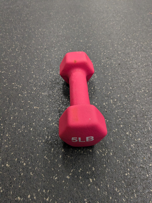 Vist Large View of Product Image Which is Used Hex Dumbbell (Each) 5 lb