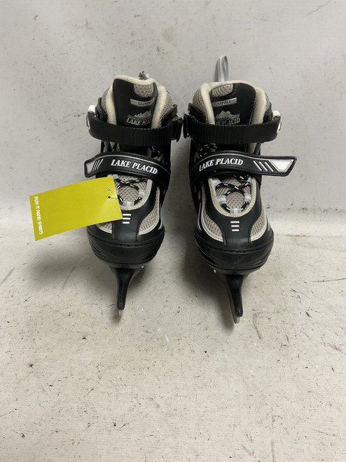 Vist Large View of Product Image Which is Used Lake Placid SUMMIT 1-4 Boys Softboot Skate Black Adjustable