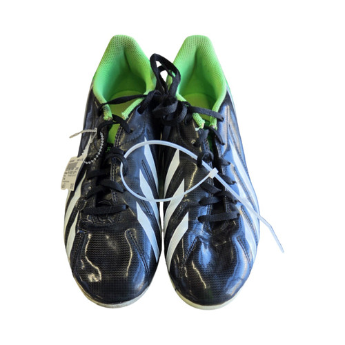 Vist Large View of Product Image Which is Used Adidas F50 SOCCER CLEATS SZ 8 Soccer Cleats Black And Green Senior 8