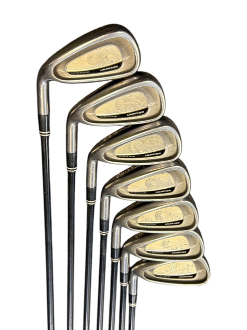 Vist Large View of Product Image Which is Used Cleveland LAUNCHER Mens Iron Set LH 4I-PW