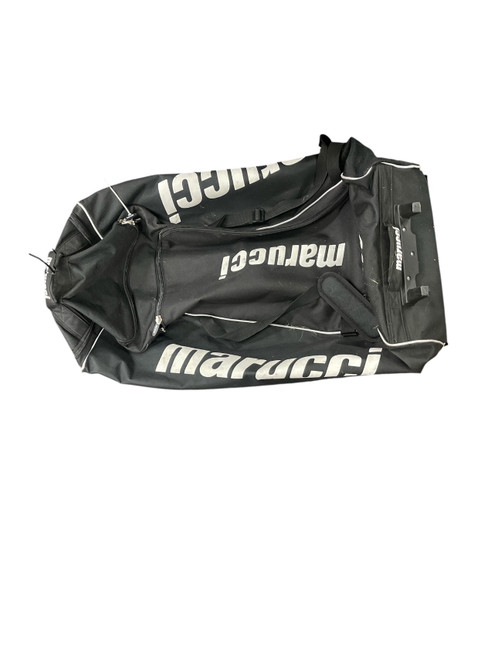 Vist Large View of Product Image Which is Used Marucci WHEELED BAG BB/SB Player Wheeled Bag Black