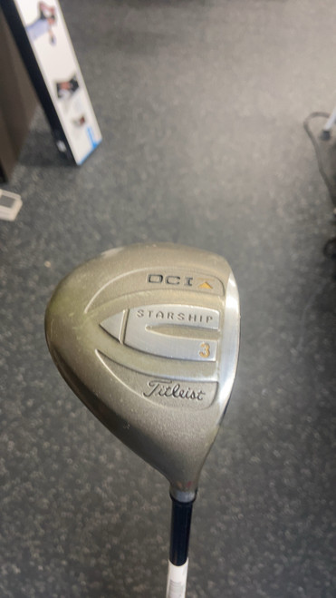 Vist Large View of Product Image Which is Used Titleist DCI STARSHIP Mens Fairway Wood RH 3 Wood
