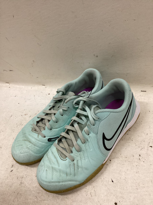 Vist Large View of Product Image Which is Used Nike TIEMPO FLY TOUCH LITE Soccer Indoor Shoes Turquoise Junior 05