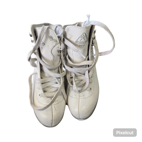Vist Large View of Product Image Which is Used Jackson 150 JUNIOR FIGURE SKATES Girls Figure Skate White Junior 01