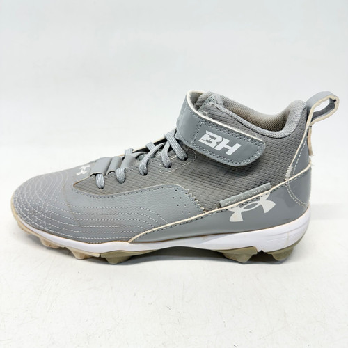 Vist Large View of Product Image Which is Used Under Armour BH 7 BB/SB Cleats Grey Senior 6