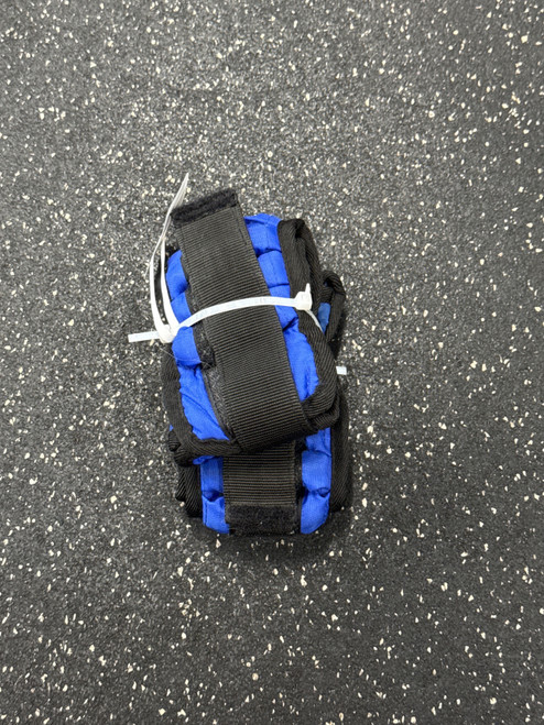 Vist Large View of Product Image Which is Used AllPro Ankle Weights Royal Blue 5 lb