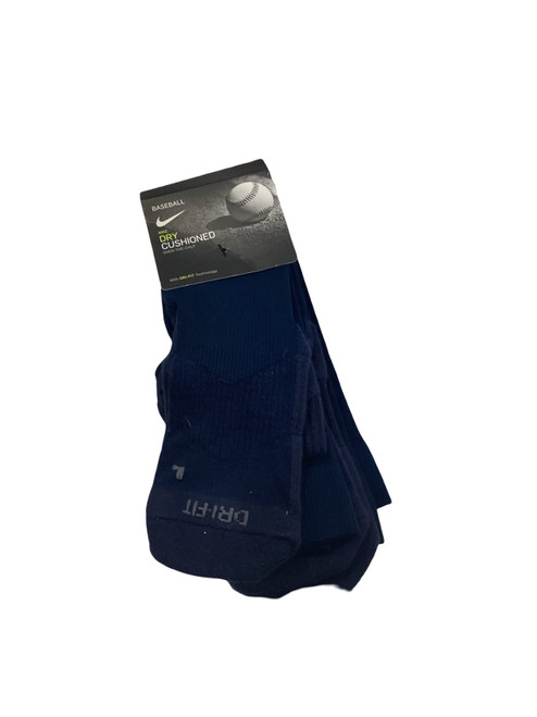 Vist Large View of Product Image Which is Used Nike BASEBALL SOCKS 2X Other Clothing Navy Blue LG
