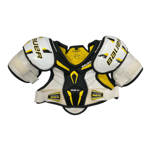 Vist Large View of Product Image Which is Used Bauer SUPREME ONE 40 Junior Shoulder Pads SM