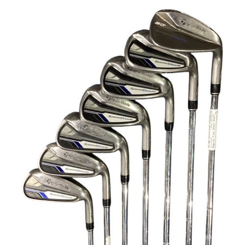 Vist Large View of Product Image Which is Used Taylormade SPEEDBLADE Mens Iron Set RH 5I-GW/AW