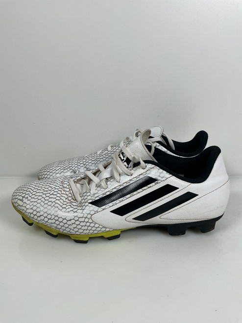 Vist Large View of Product Image Which is Used Adidas Soccer Cleats White SR 10