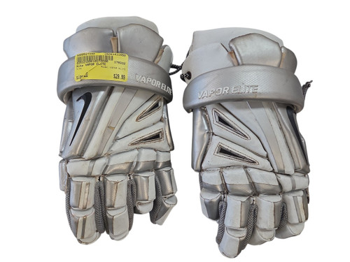 Vist Large View of Product Image Which is Used Nike VAPOR ELITE Lacrosse Gloves Mens None LG