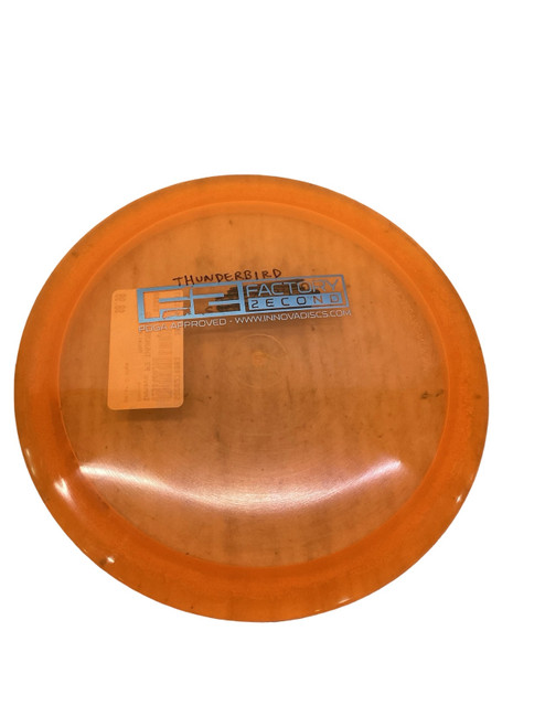Vist Large View of Product Image Which is Used Innova F2 THUNDERBIRD Disc Golf Driver Orange