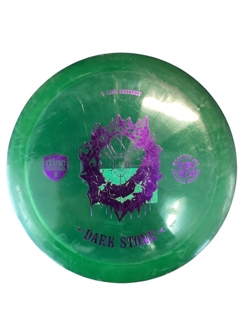 Vist Large View of Product Image Which is Used Discmania C-LINE INSTINCT Disc Golf Driver Green