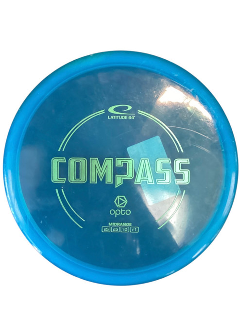 Vist Large View of Product Image Which is Used Latitude 64 COMPASS Disc Golf Mid Range Royal Blue 171g