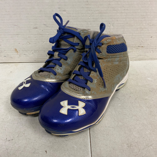 Vist Large View of Product Image Which is Used Under Armour MLB BB/SB Cleats Royal Blue Junior 04.5