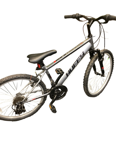 Vist Large View of Product Image Which is Used Huffy ROCK CREEK 24 Mountain Bike Mens Grey 48-52cm - 19-20" - LG Frame