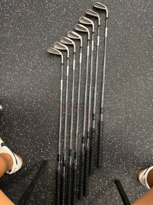 Vist Large View of Product Image Which is Used Taylormade SUPER STEEL BURNER Mens Iron Set RH 3I-PW