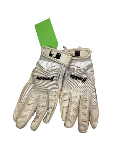 Vist Large View of Product Image Which is Used Franklin BB/SB Batting Gloves White XS