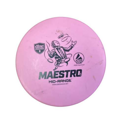 Vist Large View of Product Image Which is Used Discmania MAESTRO Disc Golf Mid Range Pink