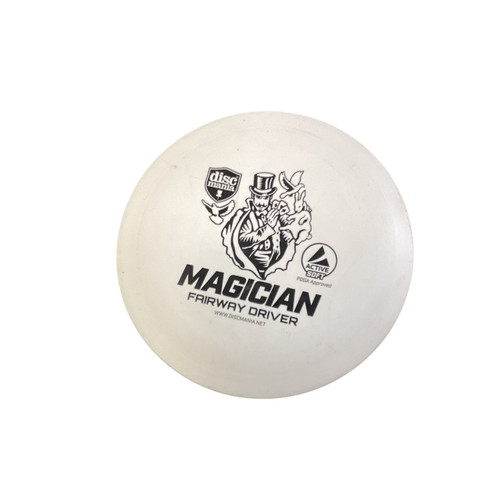 Vist Large View of Product Image Which is Used Discmania MAGICIAN Disc Golf Driver White