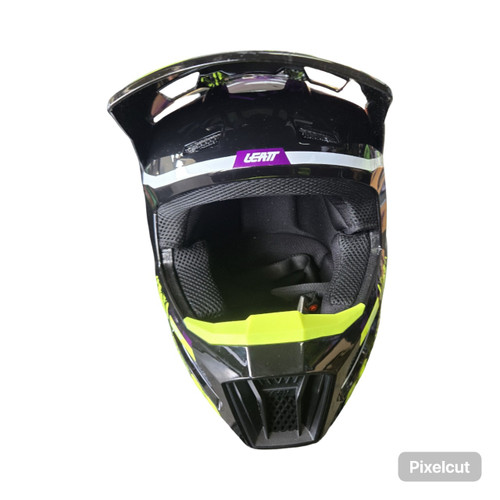 Vist Large View of Product Image Which is Used Leatt MOTO 2.5 HELMET MD ADULT Adult Helmet Black MD