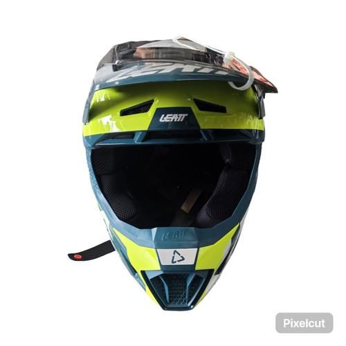 Vist Large View of Product Image Which is Used Leatt MOTO 7.5 HELMET MD ADULT Adult Helmet Teal MD