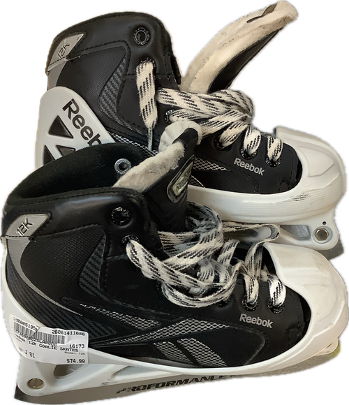 Vist Large View of Product Image Which is Used Reebok 12K Junior Goalie Skate Junior 01