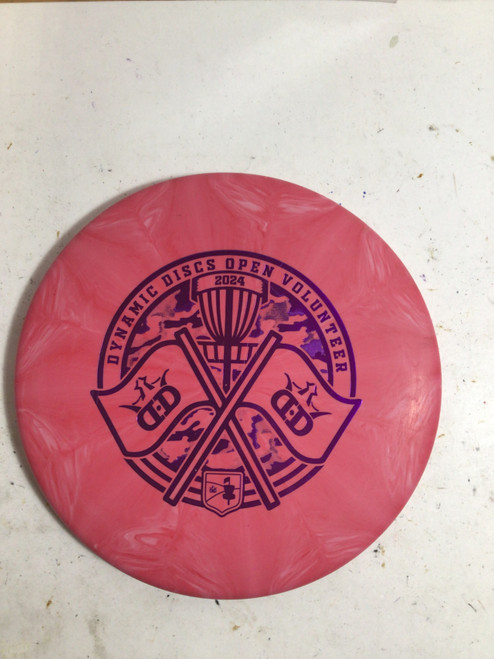 Vist Large View of Product Image Which is Used Dynamic Discs CLASSIC PUTTER Disc Golf Putter Red 172g