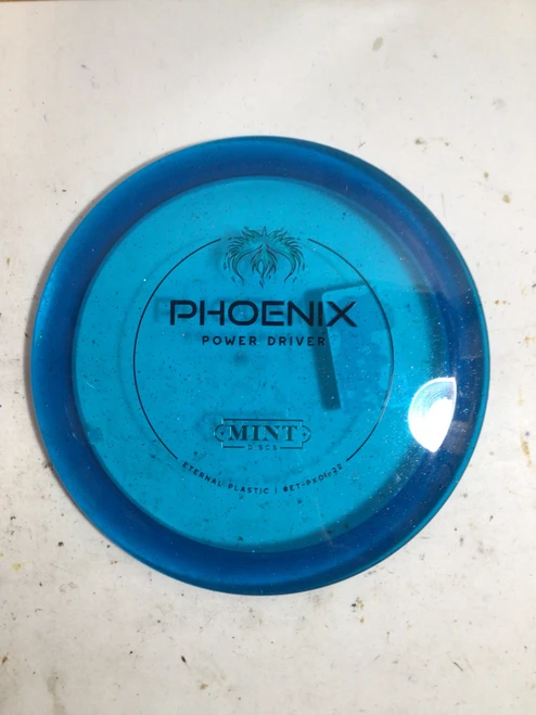 Vist Large View of Product Image Which is Used Mint ETERNAL PHOENIX Disc Golf Driver Royal Blue 172g