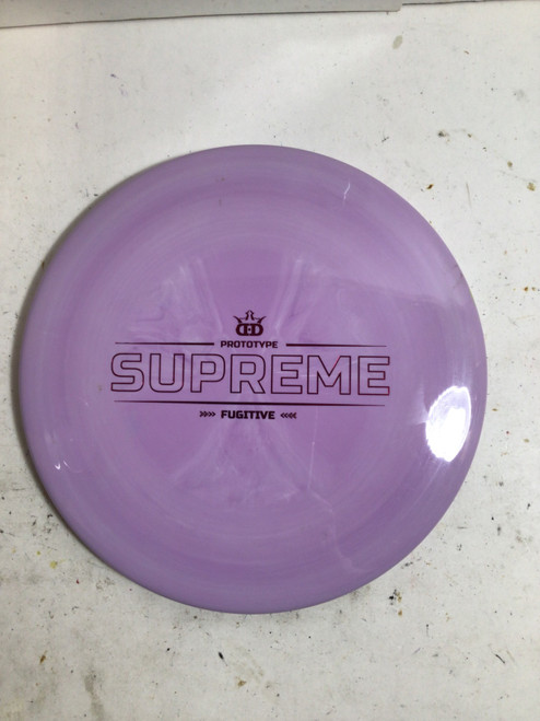 Vist Large View of Product Image Which is Used Dynamic Discs SUPREME FUGITIVE Disc Golf Mid Range Purple 178g