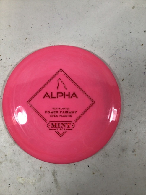 Vist Large View of Product Image Which is Used Mint APEX ALPHA Disc Golf Driver Pink 176g