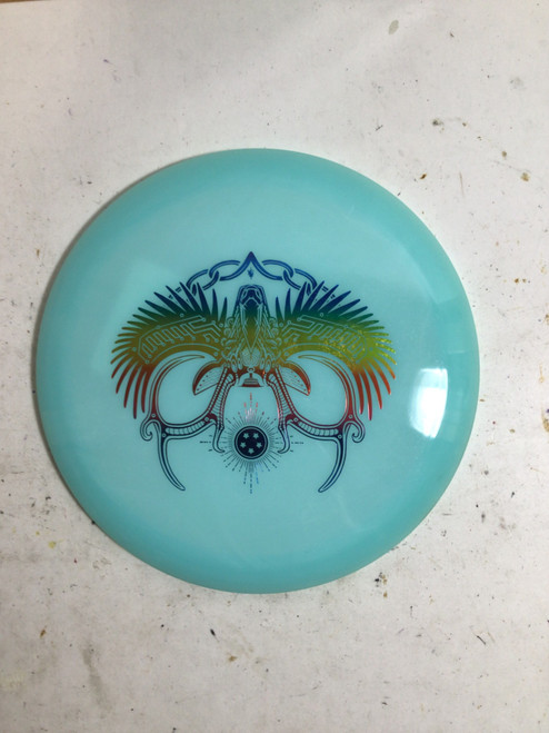 Vist Large View of Product Image Which is Used Westside VIP STAG Disc Golf Driver Turquoise 172g