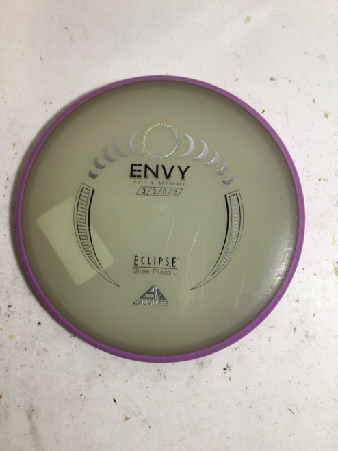 Vist Large View of Product Image Which is Used Axiom ECLIPSE ENVY Disc Golf Putter White 171g