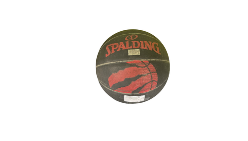 Vist Large View of Product Image Which is Used Spalding TORONTO RAPTORS BALL Basketball Adult Outdoor