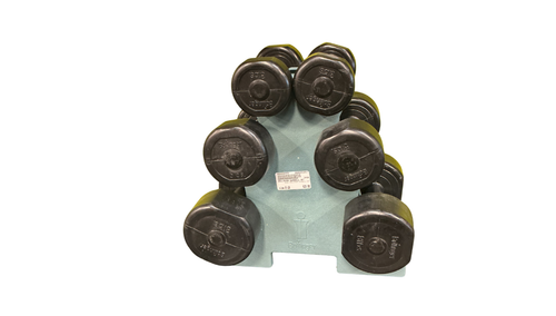 Vist Large View of Product Image Which is Used BOLLINGER DUMBBELL SET Hex Dumbbell (Each) 8 lb