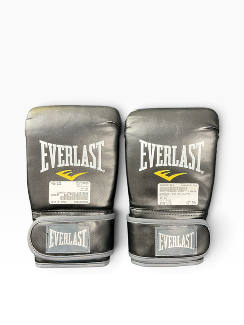 Vist Large View of Product Image Which is Used Everlast Boxing Gloves Black L/XL