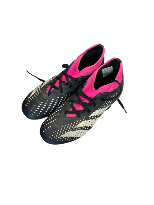 Vist Large View of Product Image Which is Used Adidas Soccer Cleats Black Junior 04