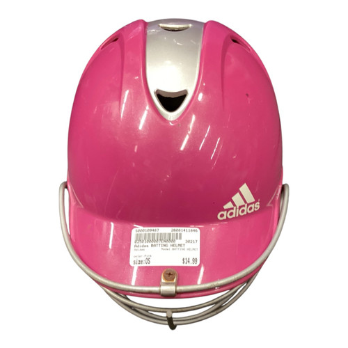 Vist Large View of Product Image Which is Used Adidas BATTING HELMET Batting Helmet w/Mask Pink One Size