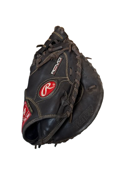 Vist Large View of Product Image Which is Used Rawlings REVO BB/SB Catchers RH Throw Black 30 1/2"